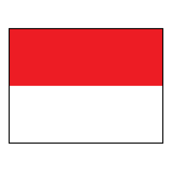 Republic of Indonesia Flag Logo PNG Vector