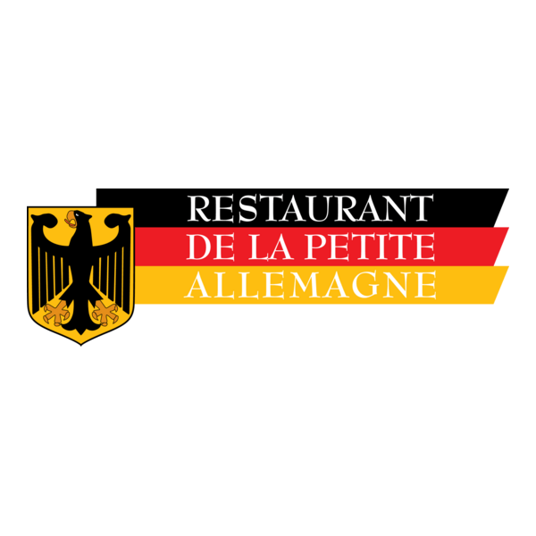 Restaurant De La Petite Allemagne Logo PNG Vector