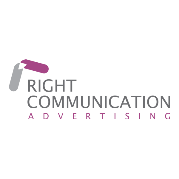 Right Communication Advertising Logo PNG Vector