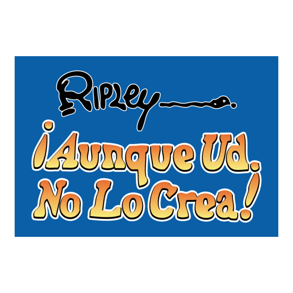 Ripley's Aunque usted no lo crea! Logo PNG Vector