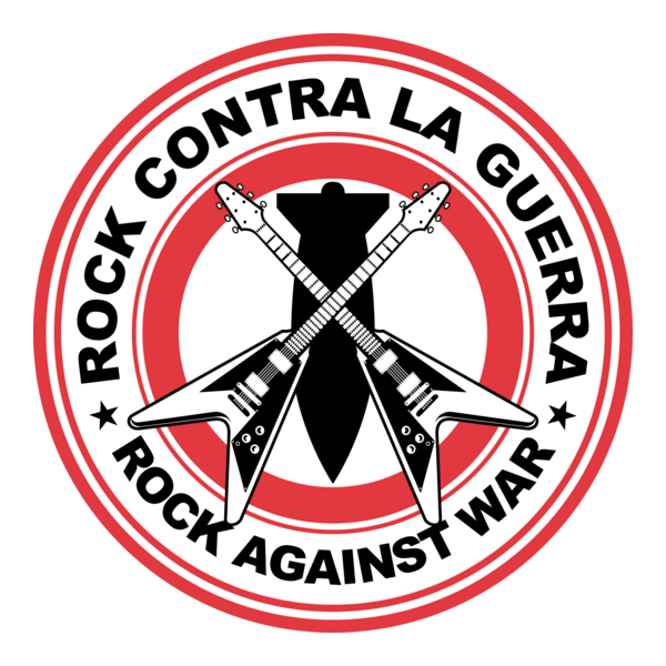 ROCK CONTRA LA GUERRA Version 1 Logo PNG Vector