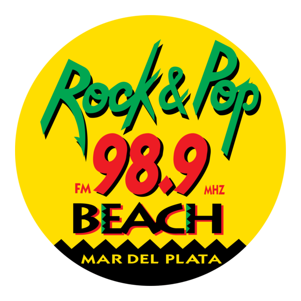 Rock & Pop Beach Logo PNG Vector