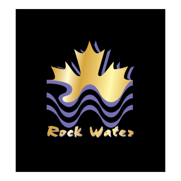 Rock Water Logo PNG Vector