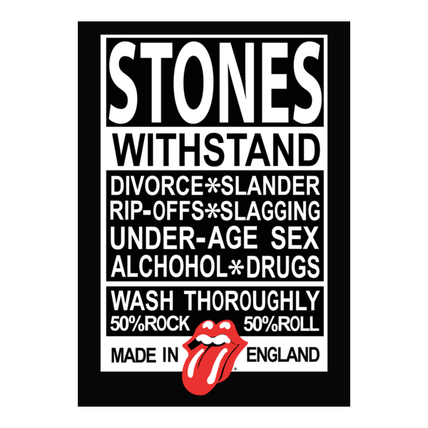 Rolling Stones Made in Englad Logo PNG Vector