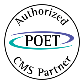 POET CMS Partner Logo PNG Vector