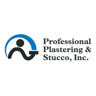 Professional Plastering & Stucco Logo PNG Vector
