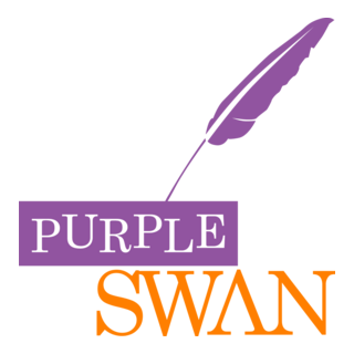 Purple Swan Logo PNG Vector