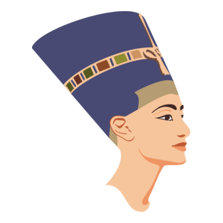 queen Nefertiti Logo PNG Vector