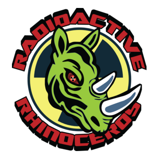 Radioactive Rhinoceros Logo PNG Vector