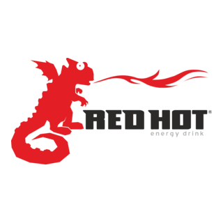 Red Hot Energy Drink Logo PNG Vector