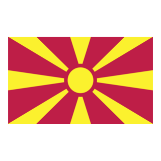 Republic of Macedonia Flag Logo PNG Vector