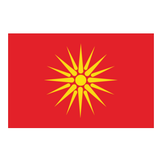 Republic Of Macedonian First Flag Logo PNG Vector