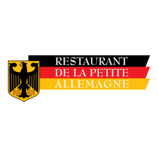 Restaurant De La Petite Allemagne Logo PNG Vector