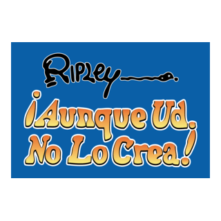 Ripley's Aunque usted no lo crea! Logo PNG Vector