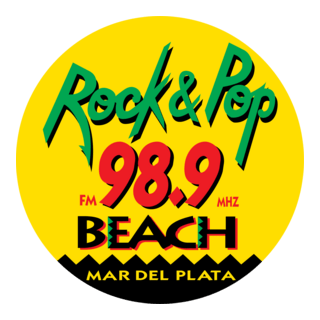 Rock & Pop Beach Logo PNG Vector