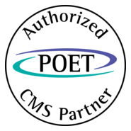 POET CMS Partner Logo PNG Vector