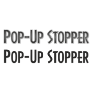 PopUp Stopper Logo PNG Vector