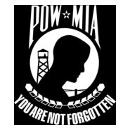 POW-MIA Vinyl Ready Logo PNG Vector