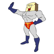 powdered toast man Logo PNG Vector