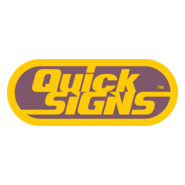 Quick Signs Logo PNG Vector