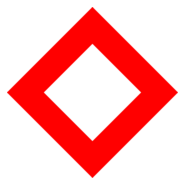 Red Crystal Logo PNG Vector