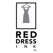 Red Dress Ink Logo PNG Vector