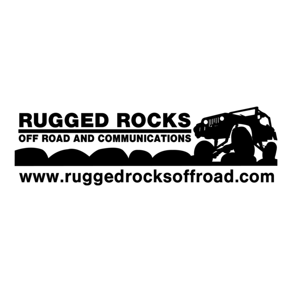 Rugged Rocks Off Road and Communications Logo PNG Vector