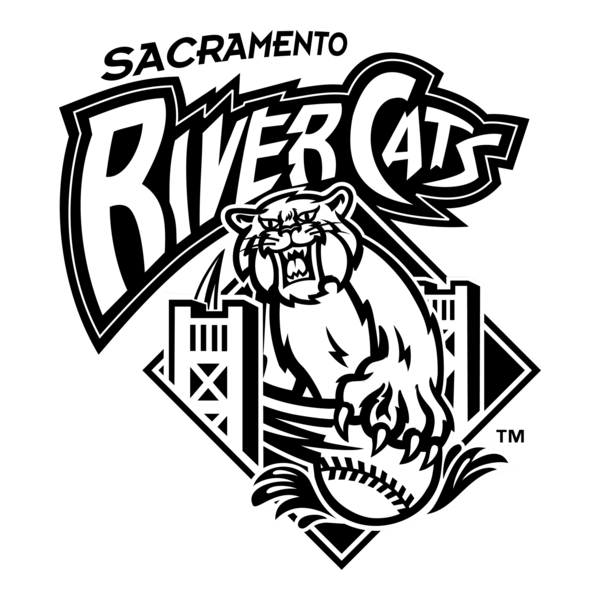 Sacramento River Cats Logo PNG Vector