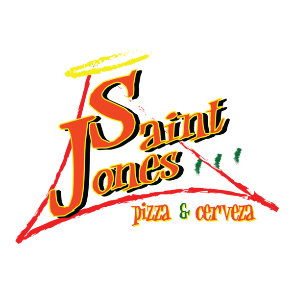 Saint Jones Pizza & Cerveza Logo PNG Vector