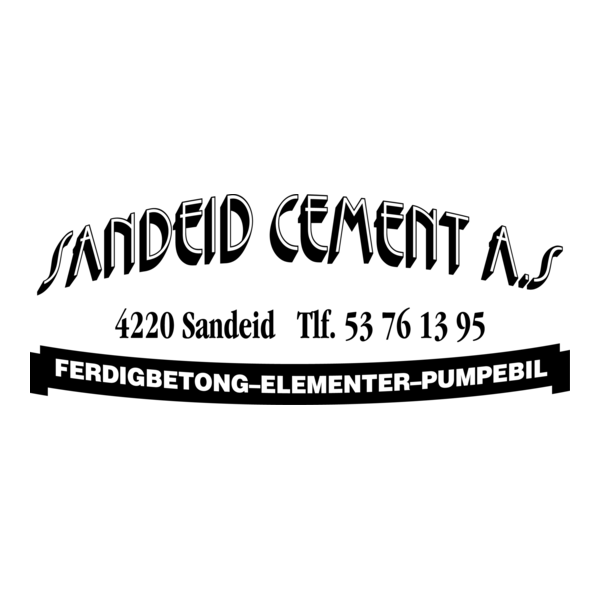 Sandeid Cement AS Logo PNG Vector
