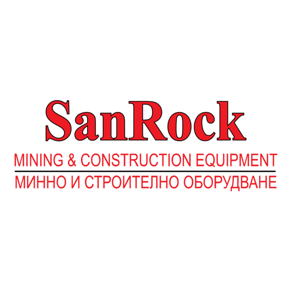 SanRock Mining Construction Equipment Logo PNG Vector