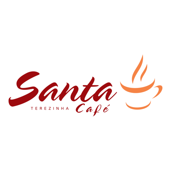 Santa Cafe Logo PNG Vector