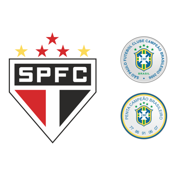 São Paulo FC - Penta Logo PNG Vector