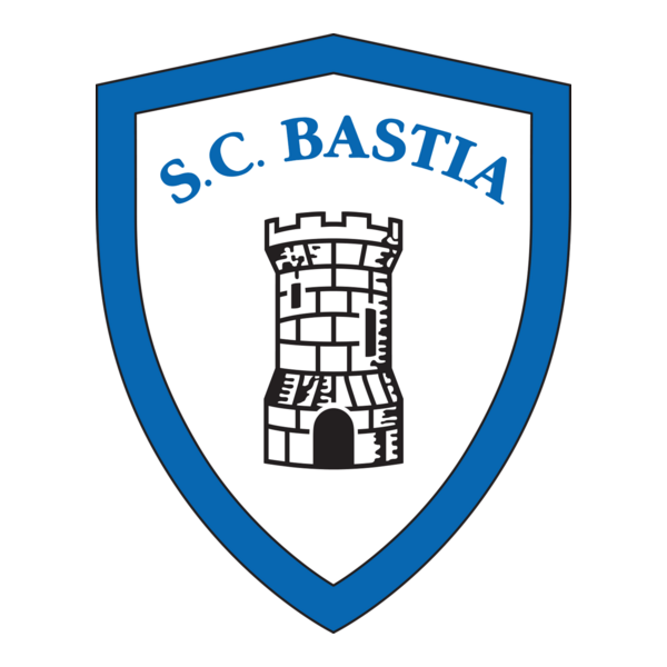 SC Bastia 80's Logo PNG Vector