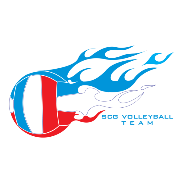SCG Volleyball Team Logo PNG Vector