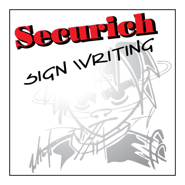 Securich sign writing Logo PNG Vector