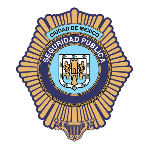 Seguridad Publica Cd de Mex Logo PNG Vector