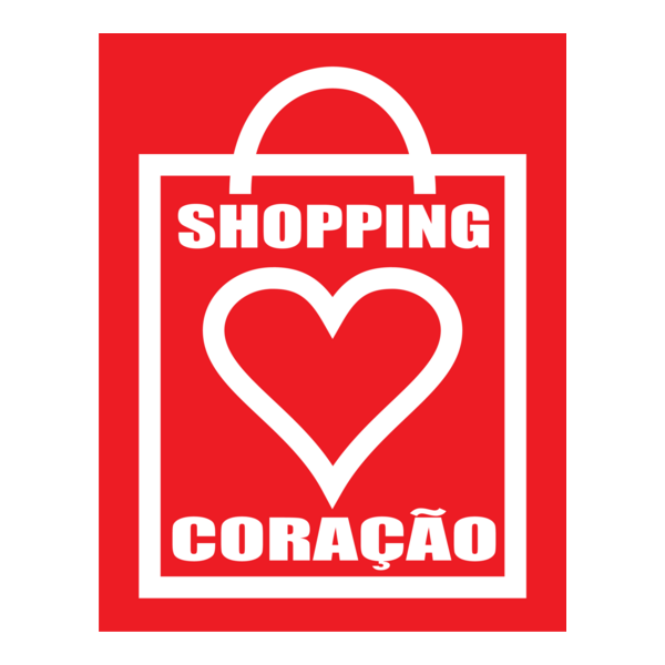 Shopping Coracao Logo PNG Vector