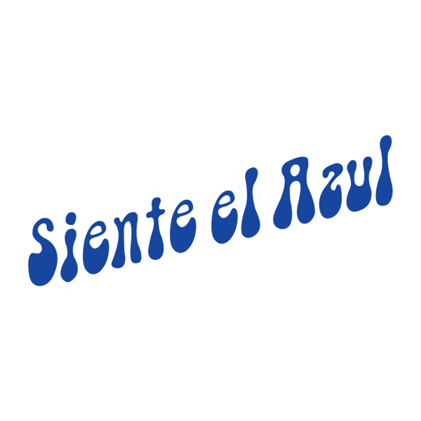 Siente el azul Logo PNG Vector