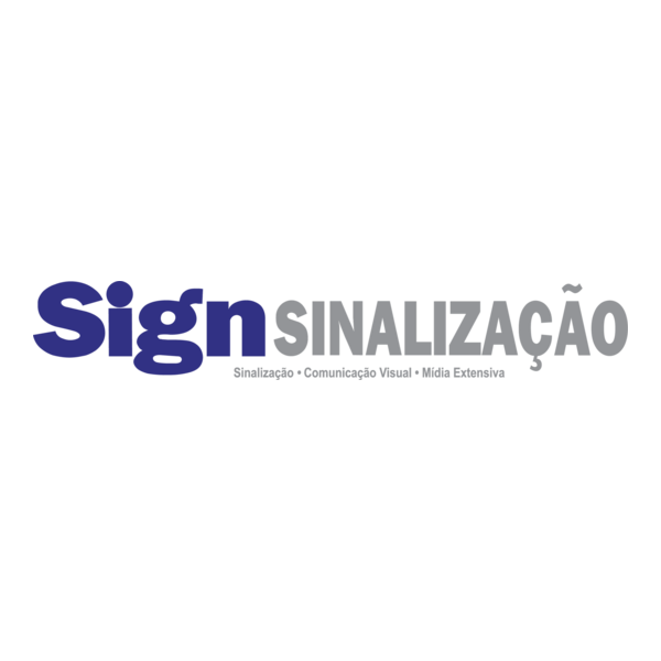 Sign Sinalização Logo PNG Vector