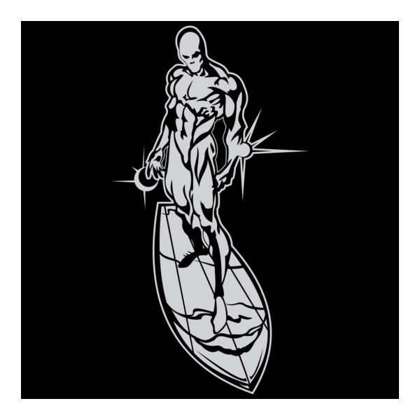 Silver surfer Logo PNG Vector