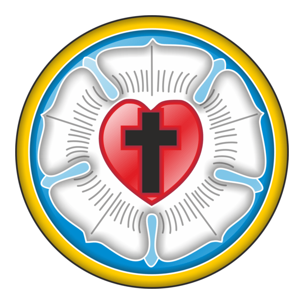 Símbolo do Luteranismo - a Rosa de Lutero Logo PNG Vector