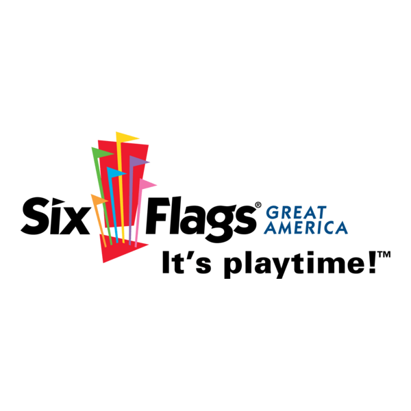 Six Flags Great America Logo PNG Vector