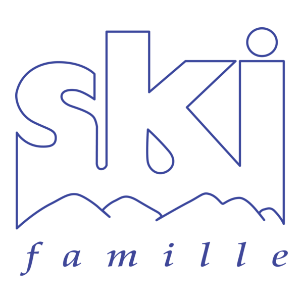 Ski Famille Logo PNG Vector