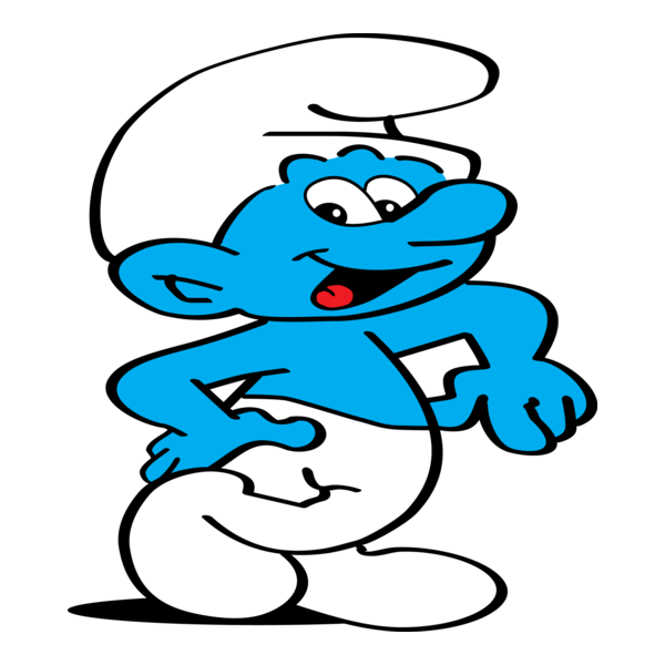 smurf Logo PNG Vector
