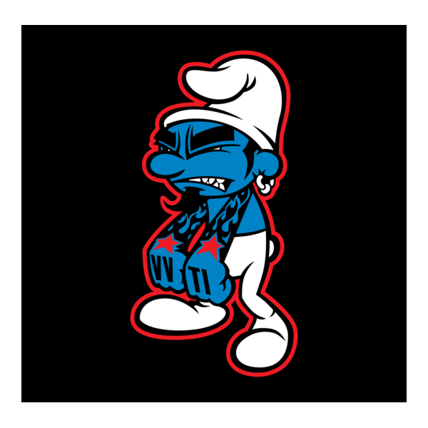 smurf Logo PNG Vector