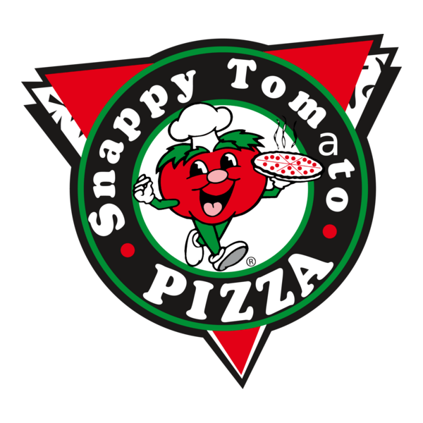 Snappy Tomato Pizza Logo PNG Vector
