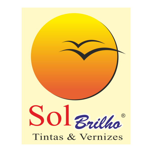 Sol Brilho Tintas Logo PNG Vector