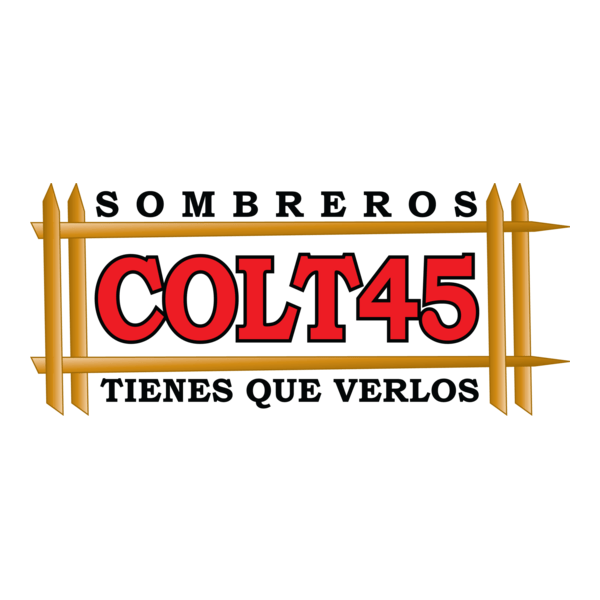 Sombreros COLT 45 Logo PNG Vector