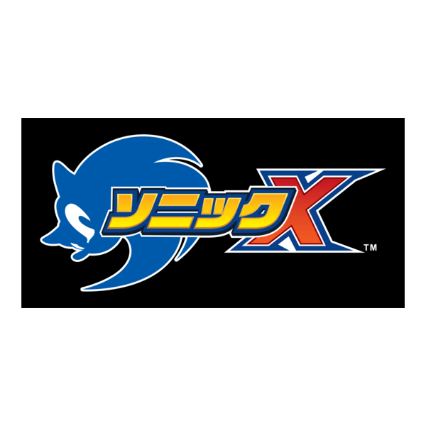 Sonic X Anime Logo PNG Vector